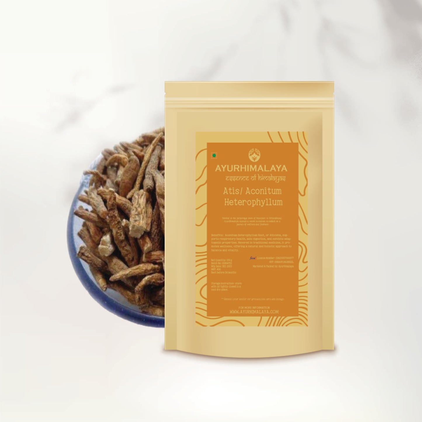 Ayurhimalaya's Aconitum Heterophyllum Root: Himalayan Wellness Elixir