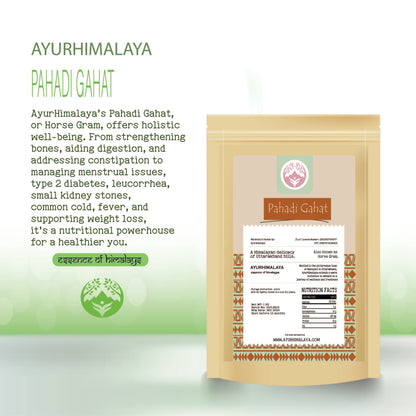 AyurHimalaya Pahadi Gahat (Horse Gram): Nutrient-Packed Wellness from the Heart of the Himalayas